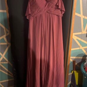Elegant Mauve Evening Gown